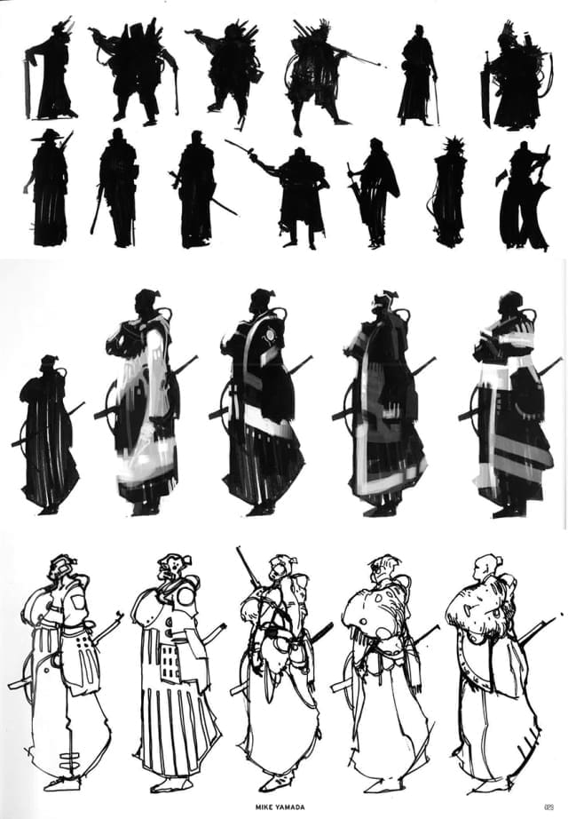 Silhouette character design
