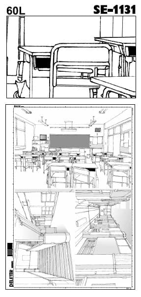trames traditionnelles screentone