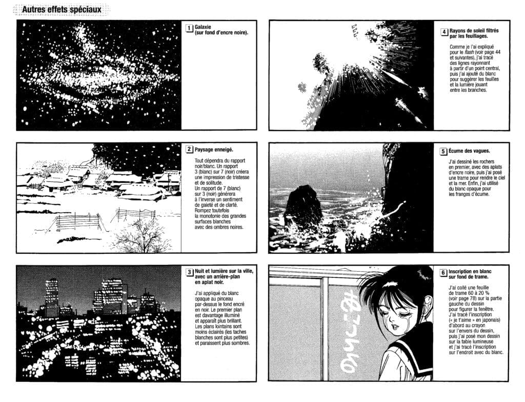 effets encre blanche, blanc opaque, manga, mangaka, ryo toudo, le dessin de manga