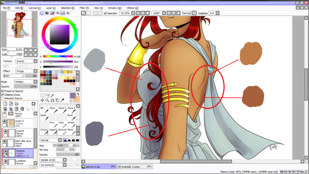 5 astuces sur Paint Tool SAI