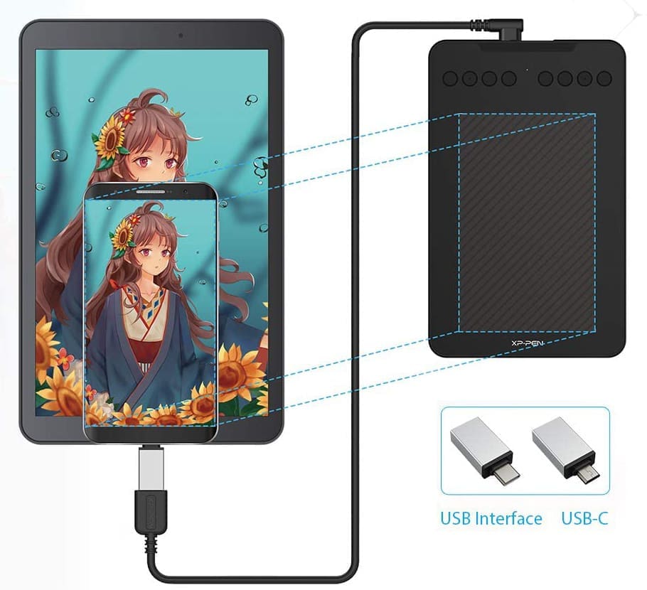 Exemple d'utilisation XP-PEN Deco mini7w