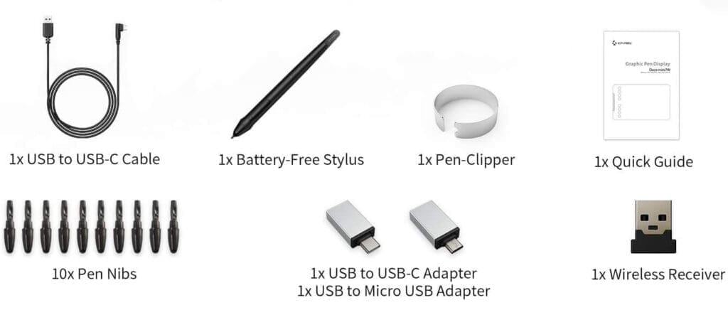 unboxing XP-PEN Deco mini7w