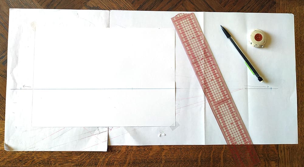 Réussir la perspective à 2 points de fuite base de travail 1