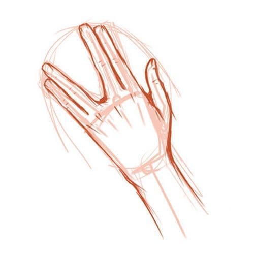 comment dessiner les mains