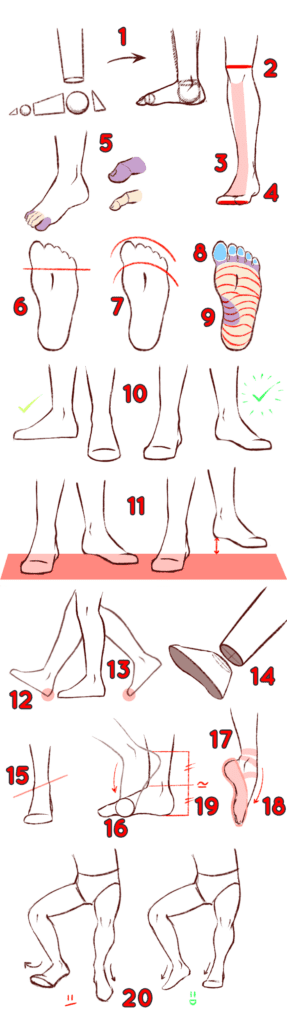 Dessiner les pieds - Dossier Anatomie #4 8B02AC5D 8F0E 42B8 9CD7 BAB0801F1E6A 1