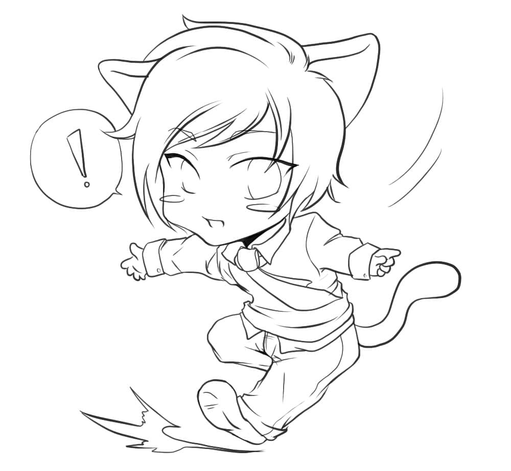 Démo #9 : Chibi de Noël lineart 4 1