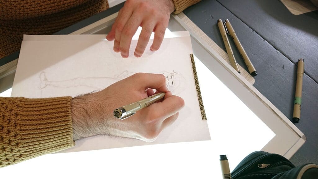 Demo #10 : Chara-design d'un héros pour une couverture de shōnen DSC 7799