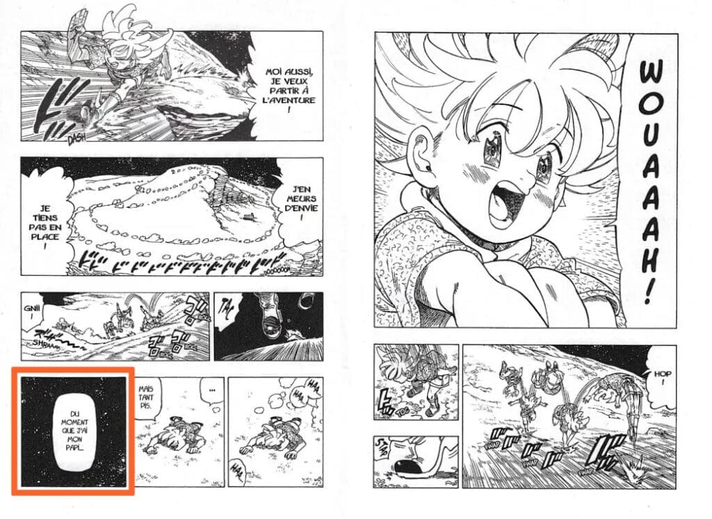 Comment composer une double-page en manga ? mihiraki exemple 2