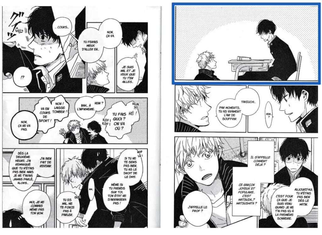 Comment composer une double-page en manga ? mihiraki exemple 5