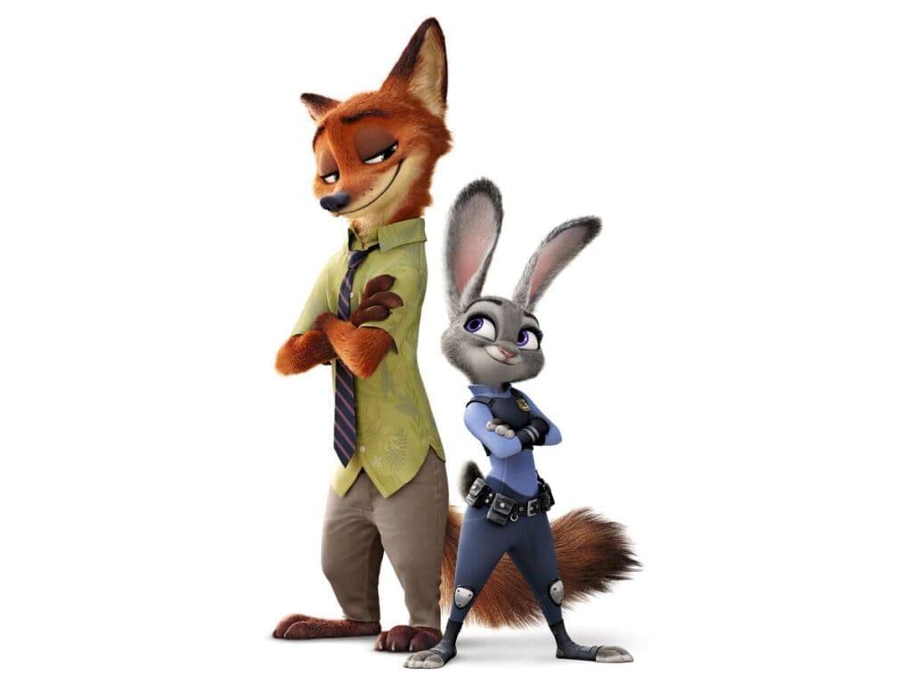 Dessiner des personnages anthropomorphes 5614dcaf695ac zootopienickjudy