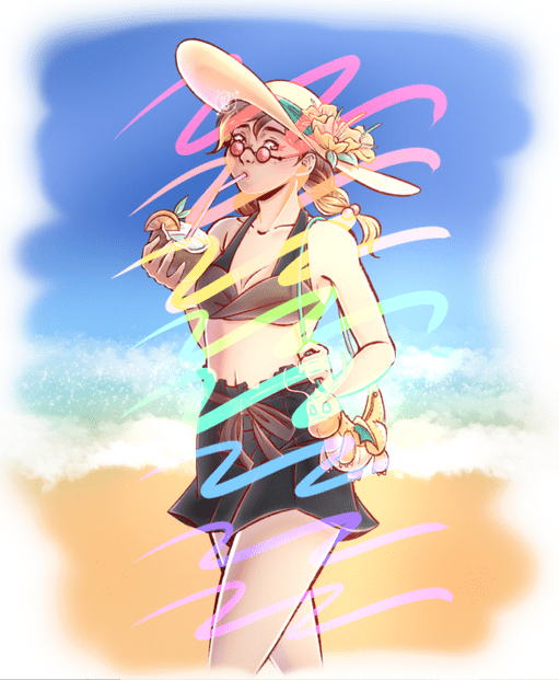 Calques et modes de fusion sur CLIP STUDIO PAINT eclaircir