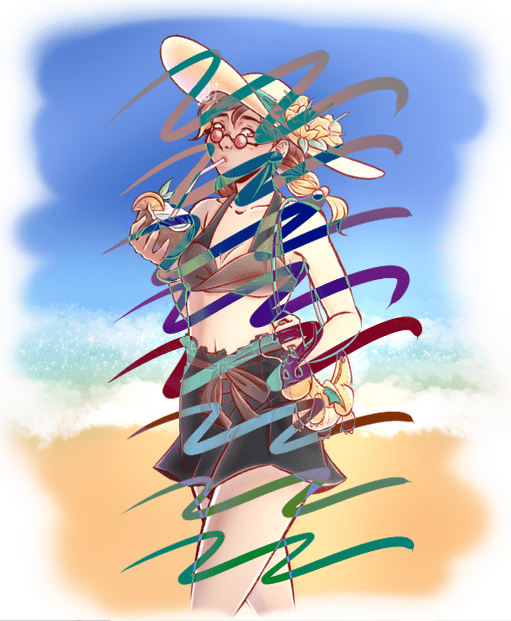 Calques et modes de fusion sur CLIP STUDIO PAINT