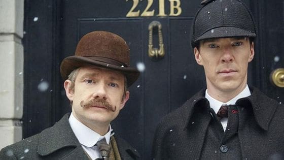 Dr Watson et Sherlock Holmes