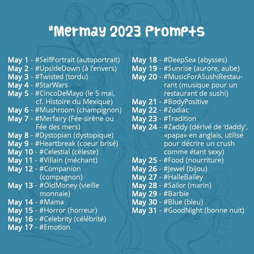 Mermay Challenge 2023 - liste officielle